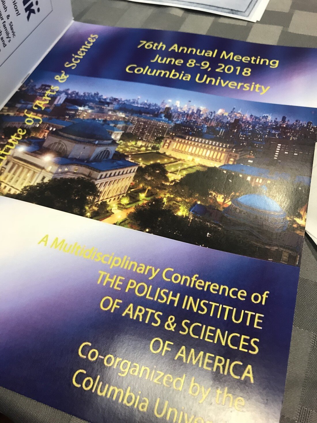 76th Annual Meeting at Columbia University 2018